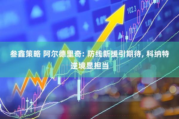 叁鑫策略 阿尔德里奇: 防线新援引期待, 科纳特逆境显担当